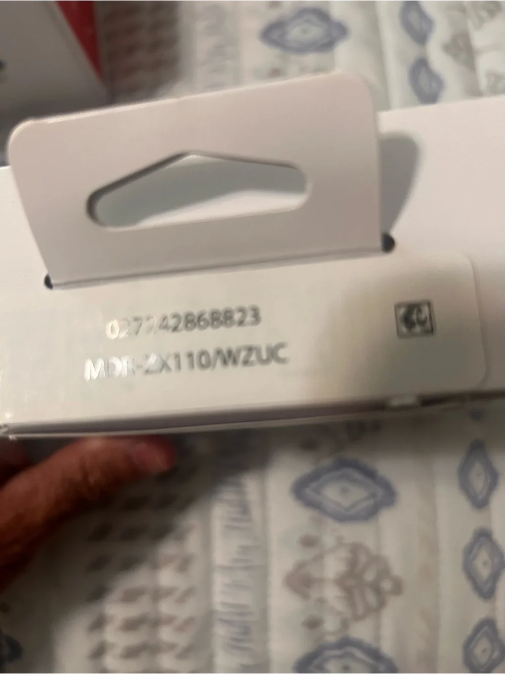 Sony White On-Ear Headphones — Compact Wired Design